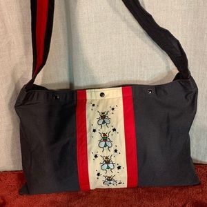 Handmade Hand embroidered Fly bag